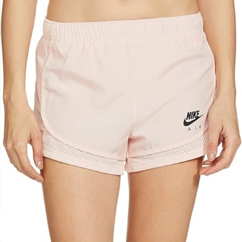 Nike Women’s Light Pink Elastic Waistband Air Tempo Running Shorts